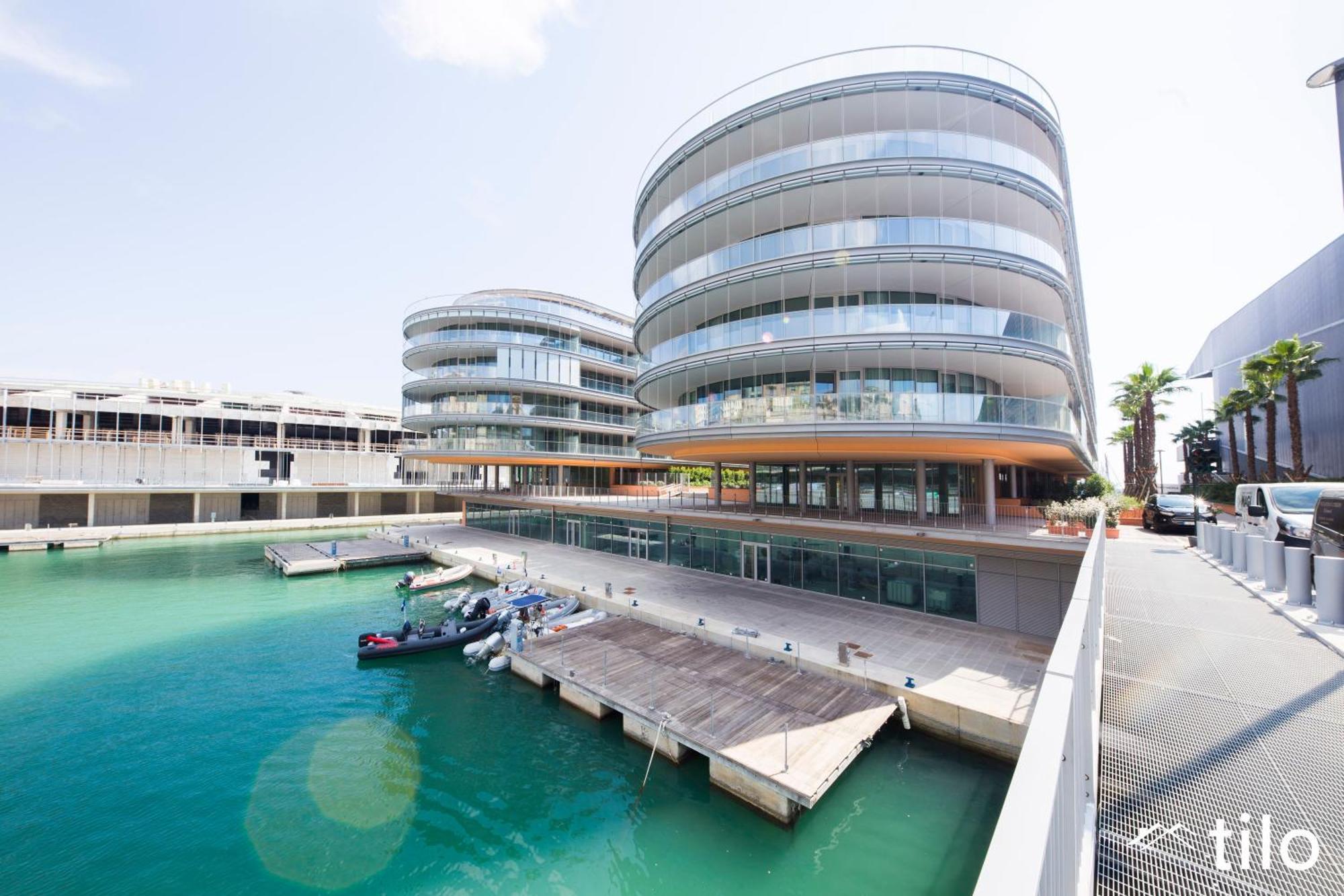 Waterfront Luxury Studio, Free Parking, Ac, Netflix & Wifi By Tilo Lux * Genua