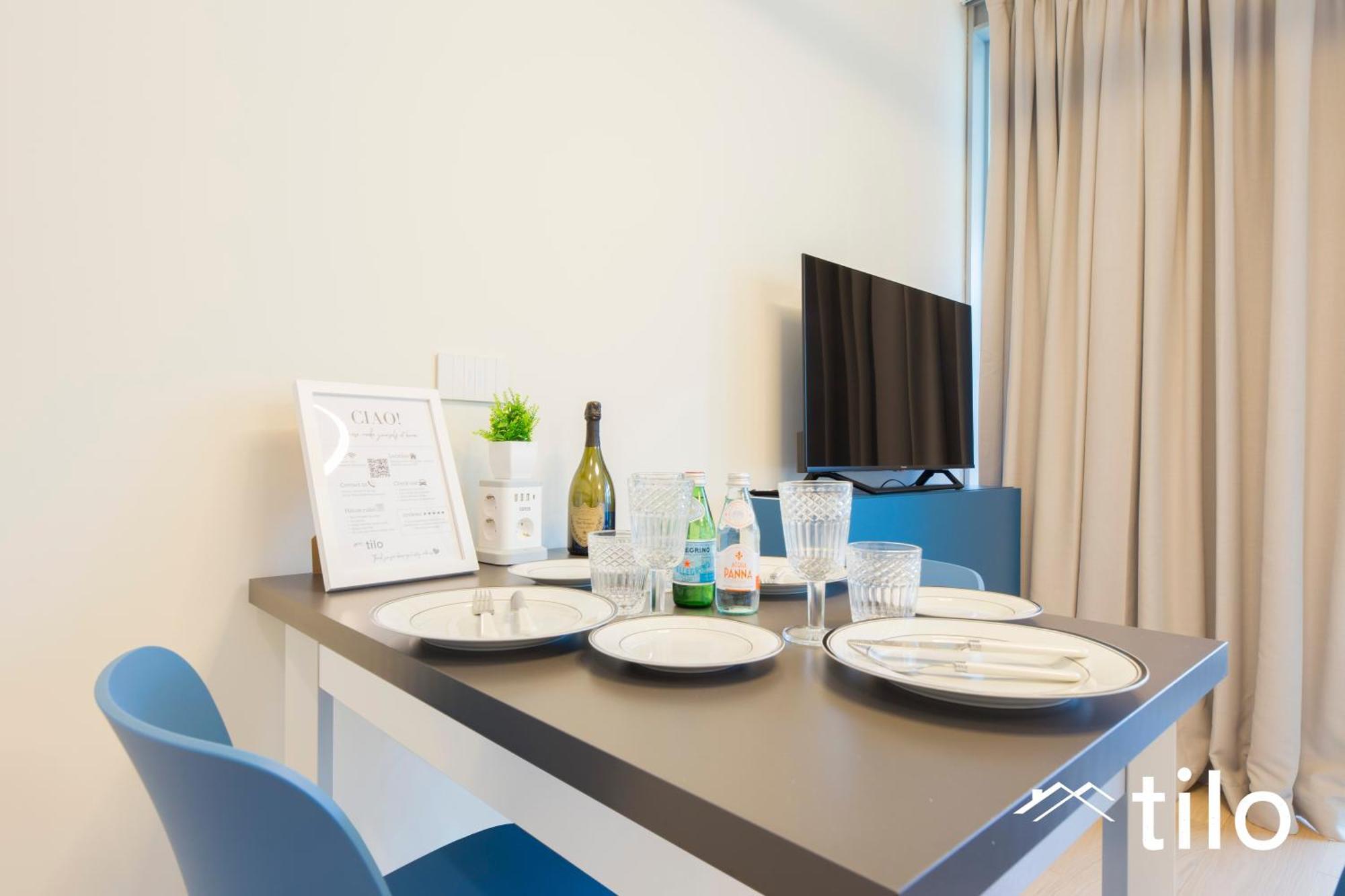 Waterfront Luxury Studio, Free Parking, Ac, Netflix & Wifi By Tilo Lux * Genua