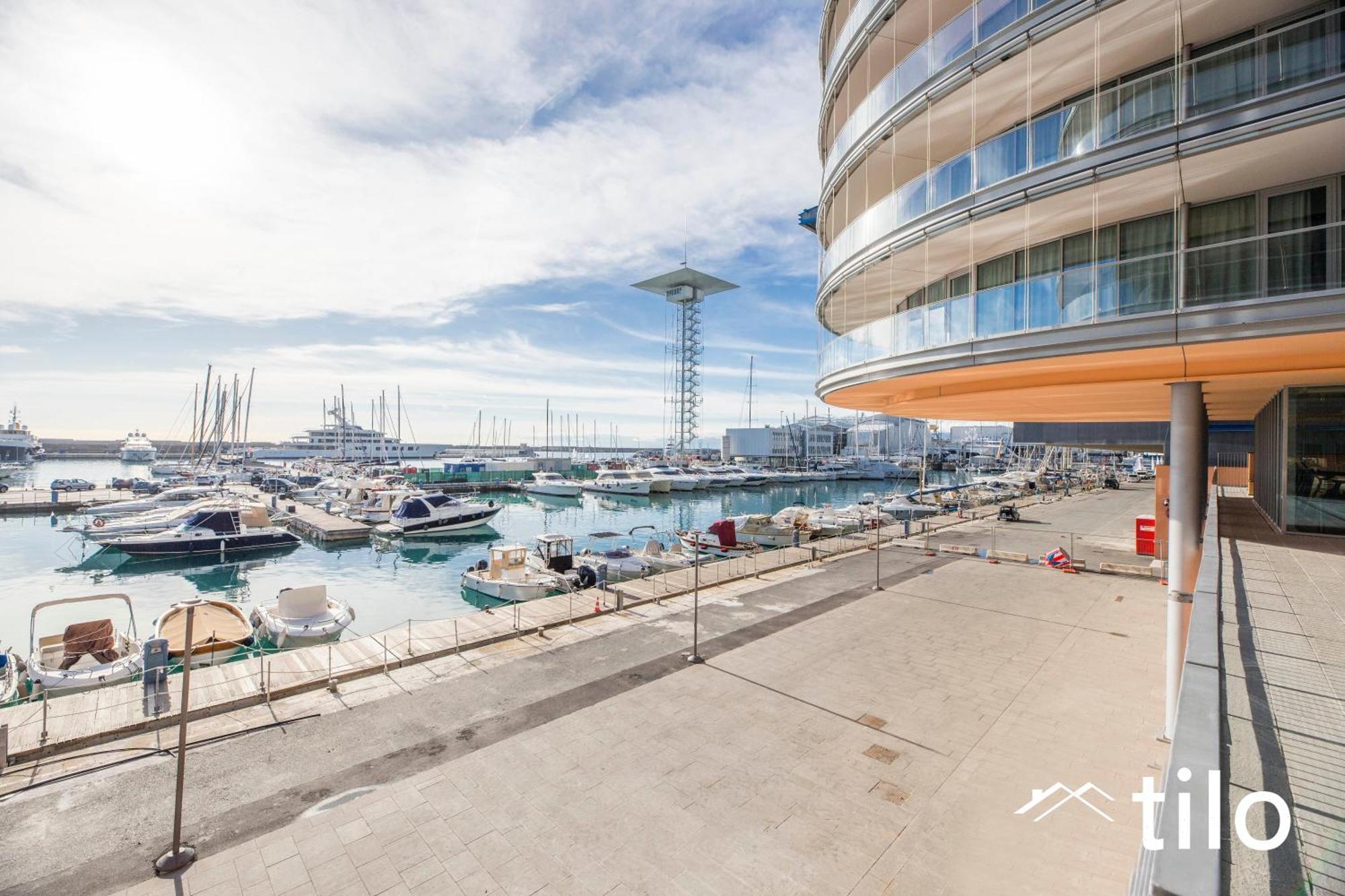 Waterfront Luxury Studio, Free Parking, Ac, Netflix & Wifi By Tilo Lux Apartment Genua