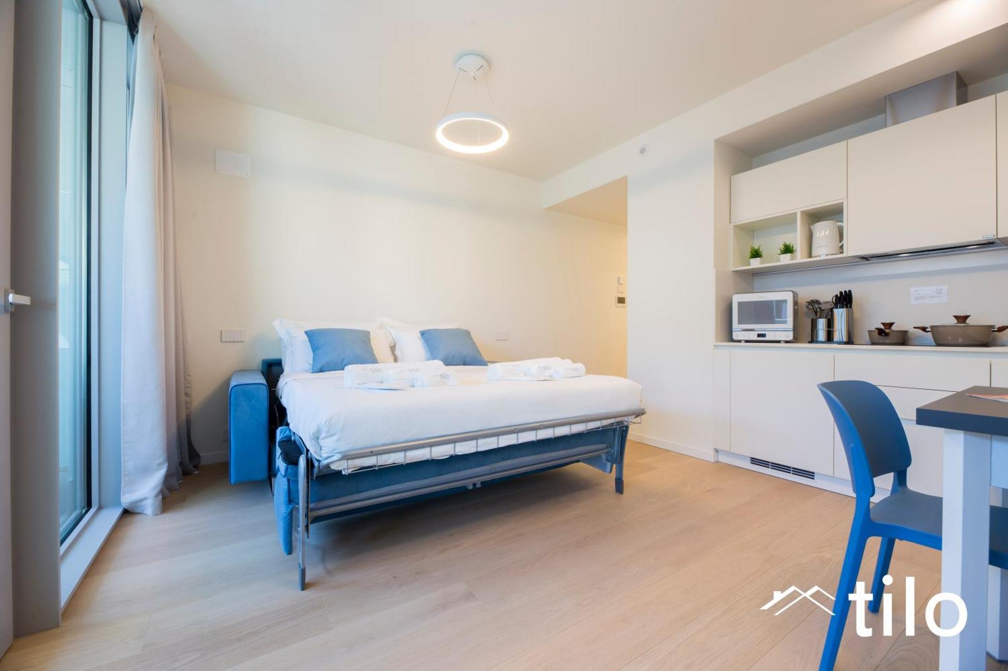 Waterfront Luxury Studio, Free Parking, Ac, Netflix & Wifi By Tilo Lux * Genua