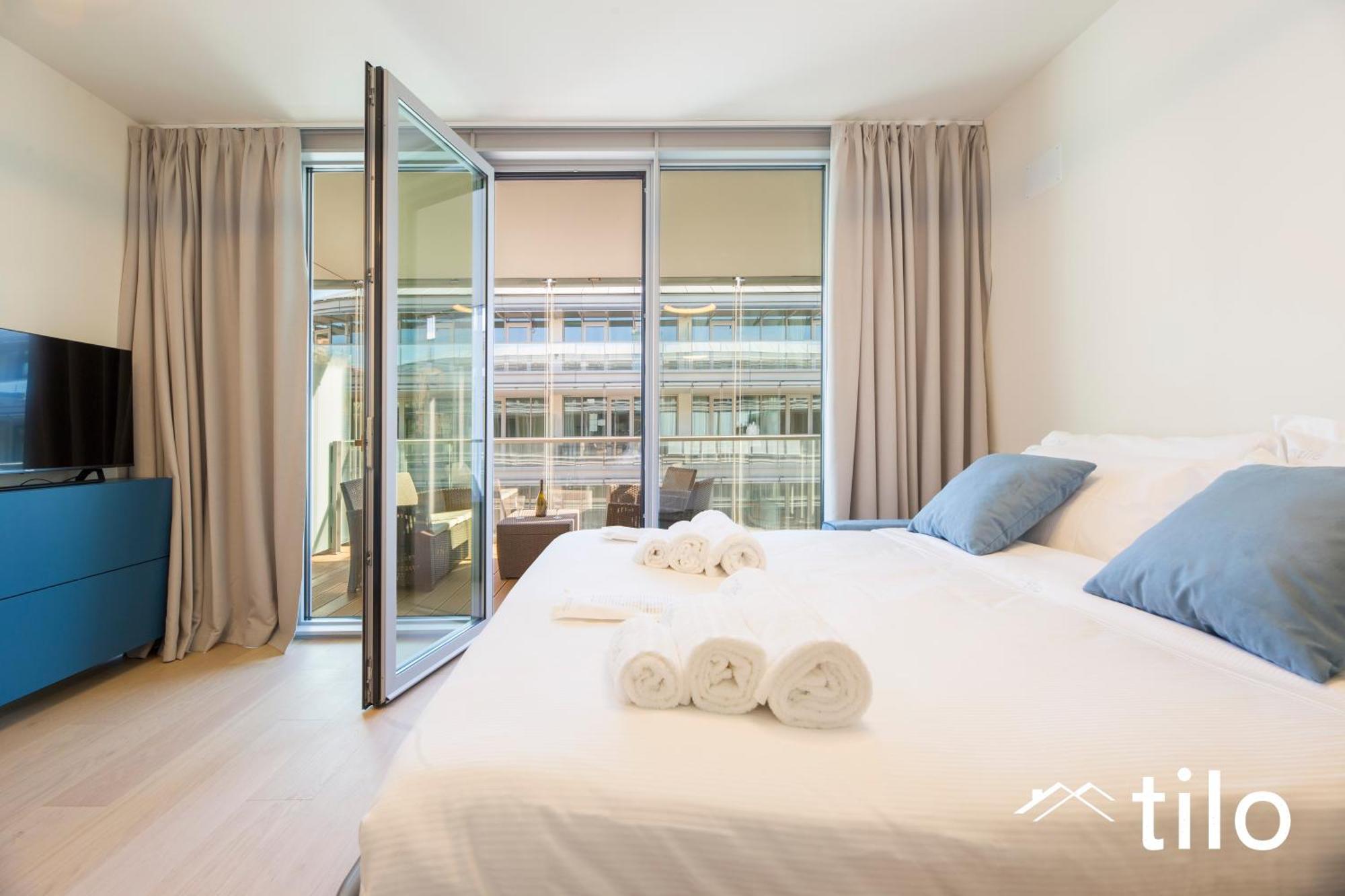 Apartment Waterfront Luxury Studio, Free Parking, Ac, Netflix & Wifi By Tilo Lux *