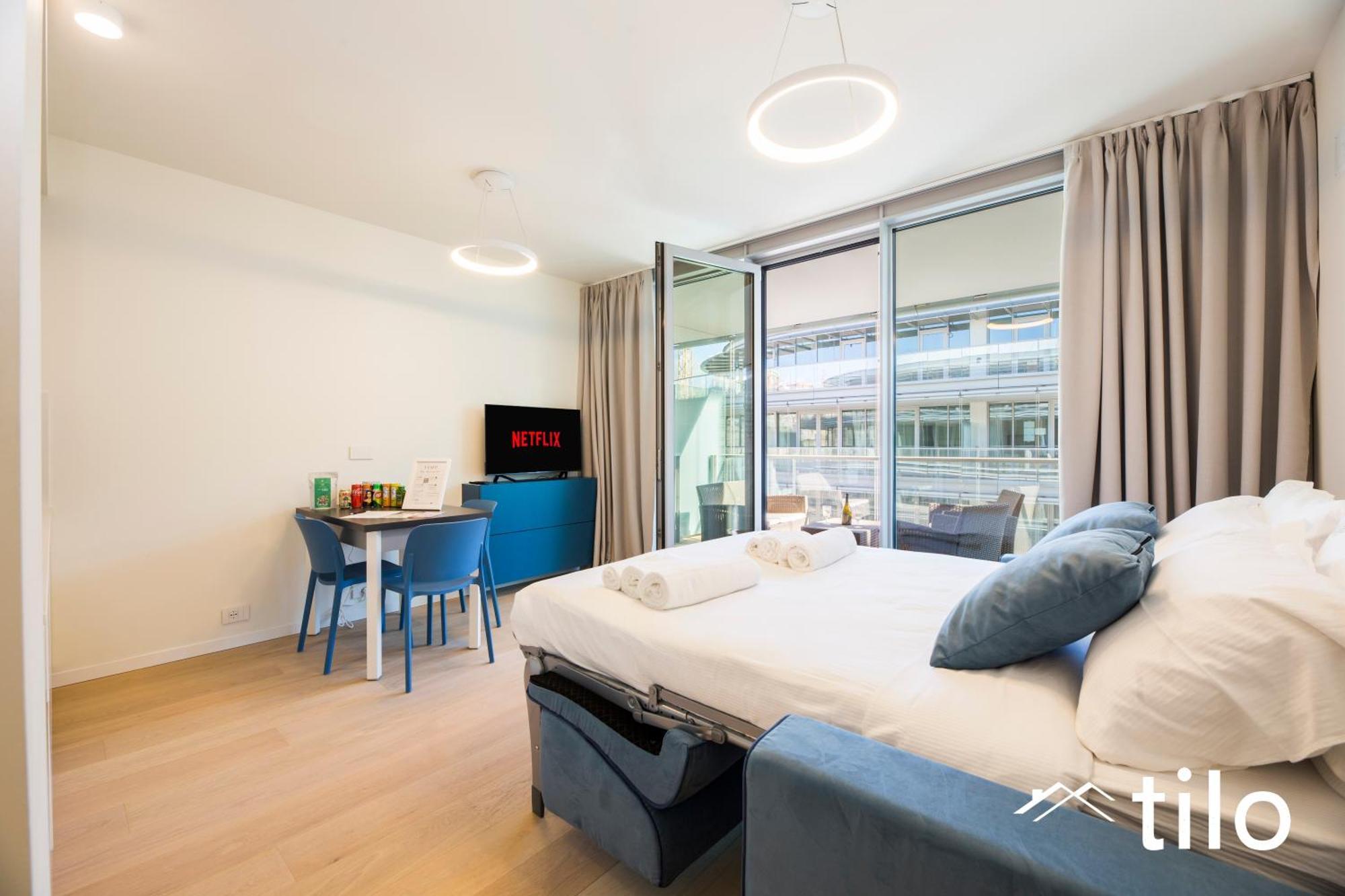 Apartment Waterfront Luxury Studio, Free Parking, Ac, Netflix & Wifi By Tilo Lux Genua